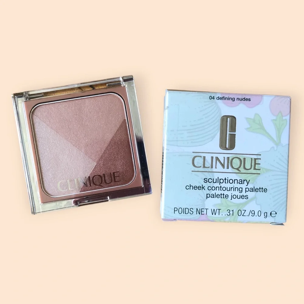 Clinique NEW Sculptionary Cheek Contouring Palette 04 Defining Nudes Makeup